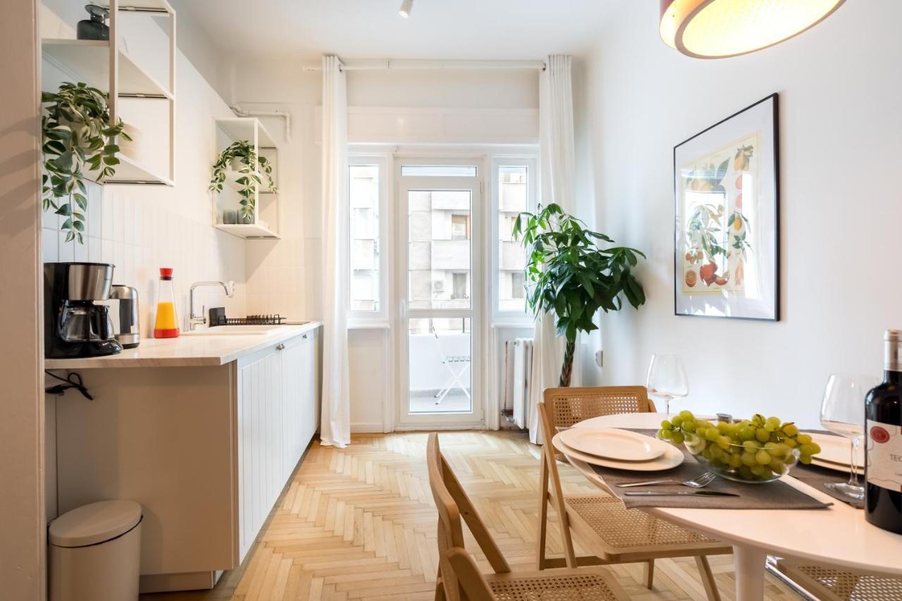 Cismigiu Serenity: 1Br Flat With Scenic Balcony 布加勒斯特 外观 照片
