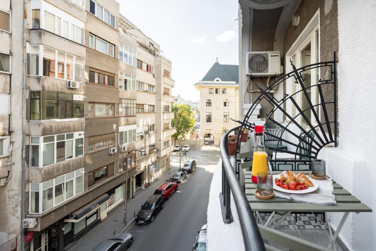 Cismigiu Serenity: 1Br Flat With Scenic Balcony 布加勒斯特 外观 照片